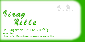 virag mille business card